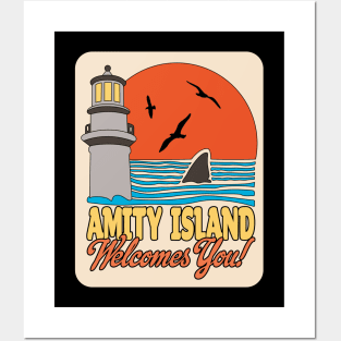 Jaws — Retro Amity Scene Posters and Art